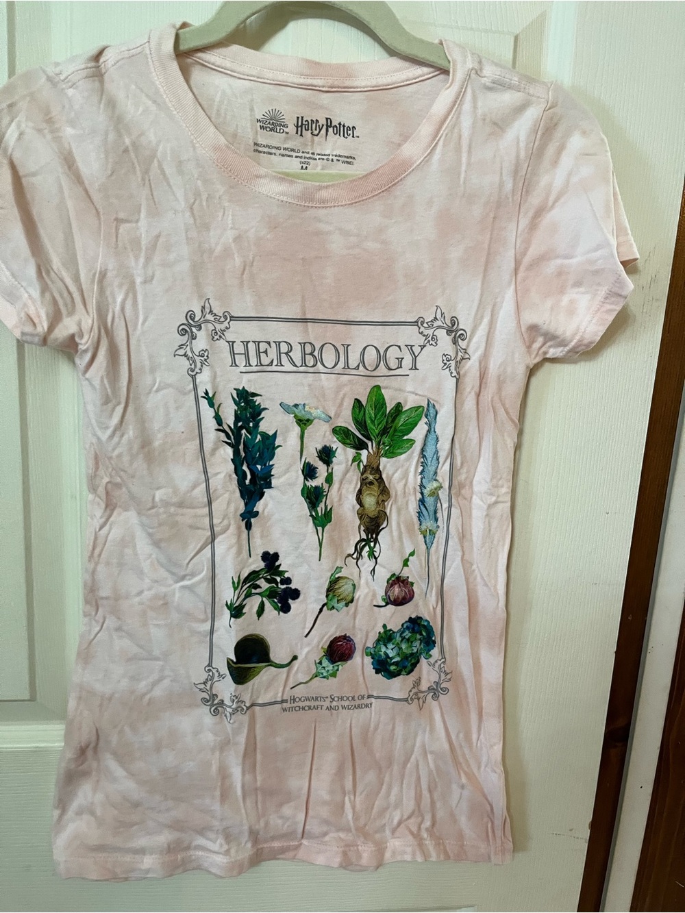 Harry Potter Herbology Pink Graphic Tee